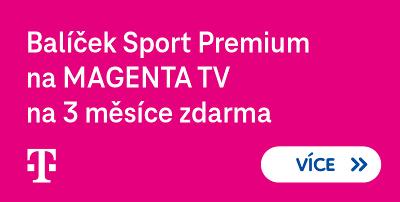Získejte 3 měsíce Sport Premium na MAGENTA TV zdarma!