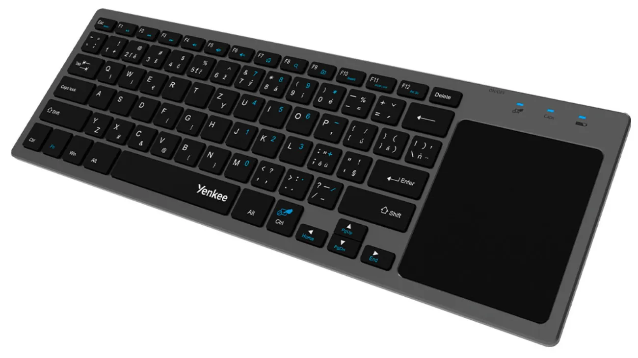 Ergonomick bezdrtov klvesnice Yenkee YKB 5000CS.