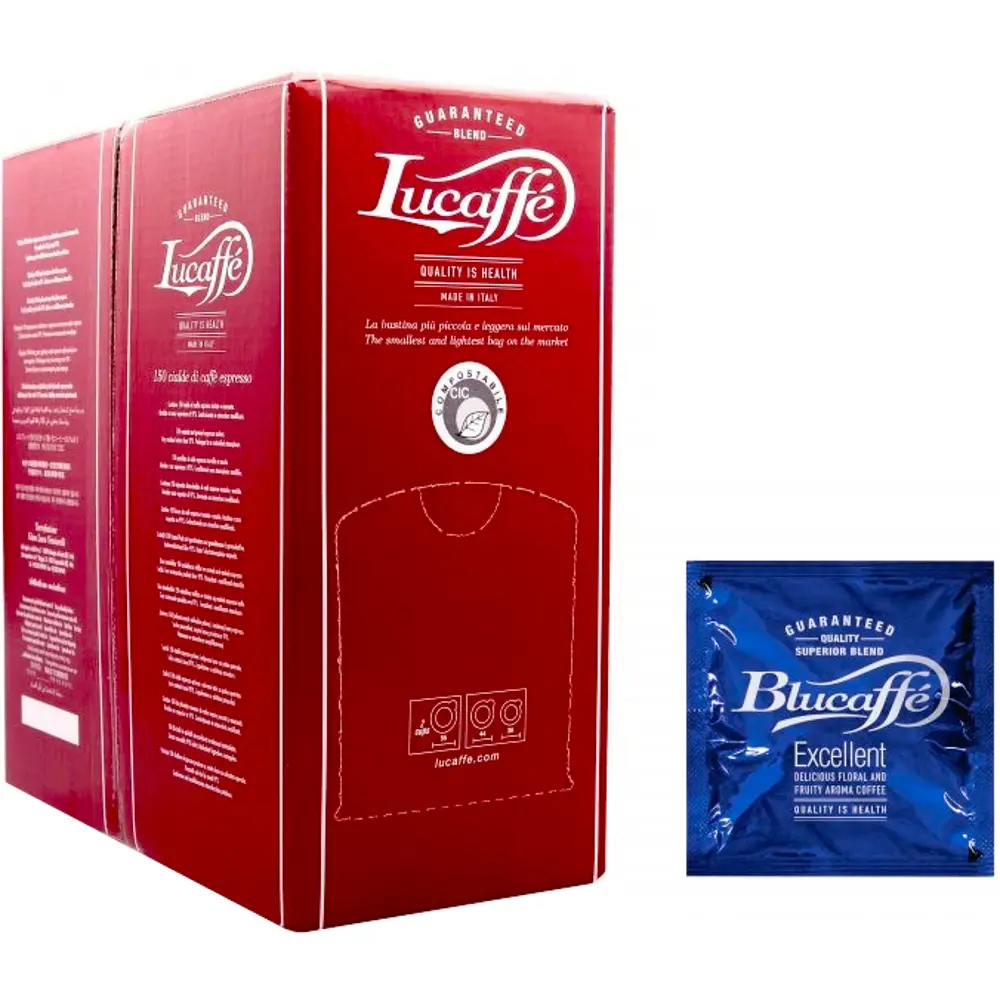 Káva Lucaffe Bluecaffé ESE 150 ks.