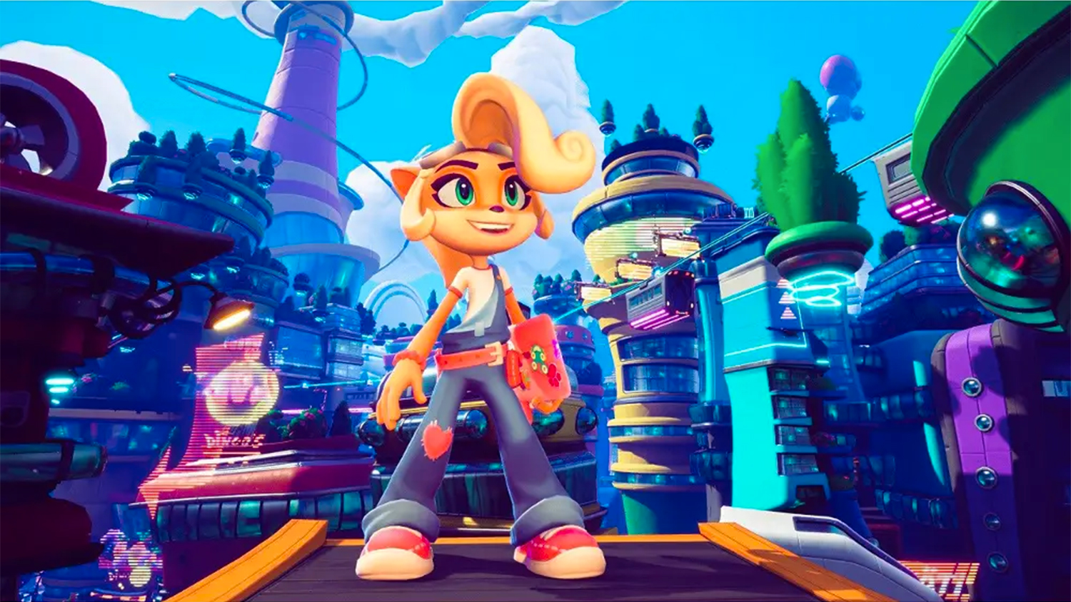 Ukázka ze hry Crash Bandicoot 4.