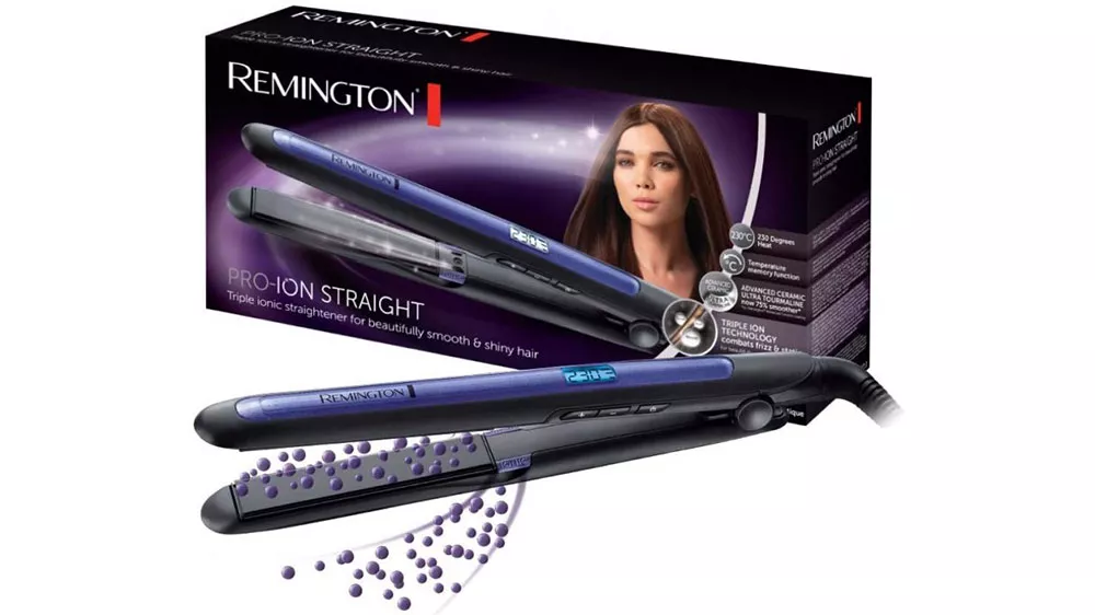 ionizační žehlička na vlasy Remington S7710.
