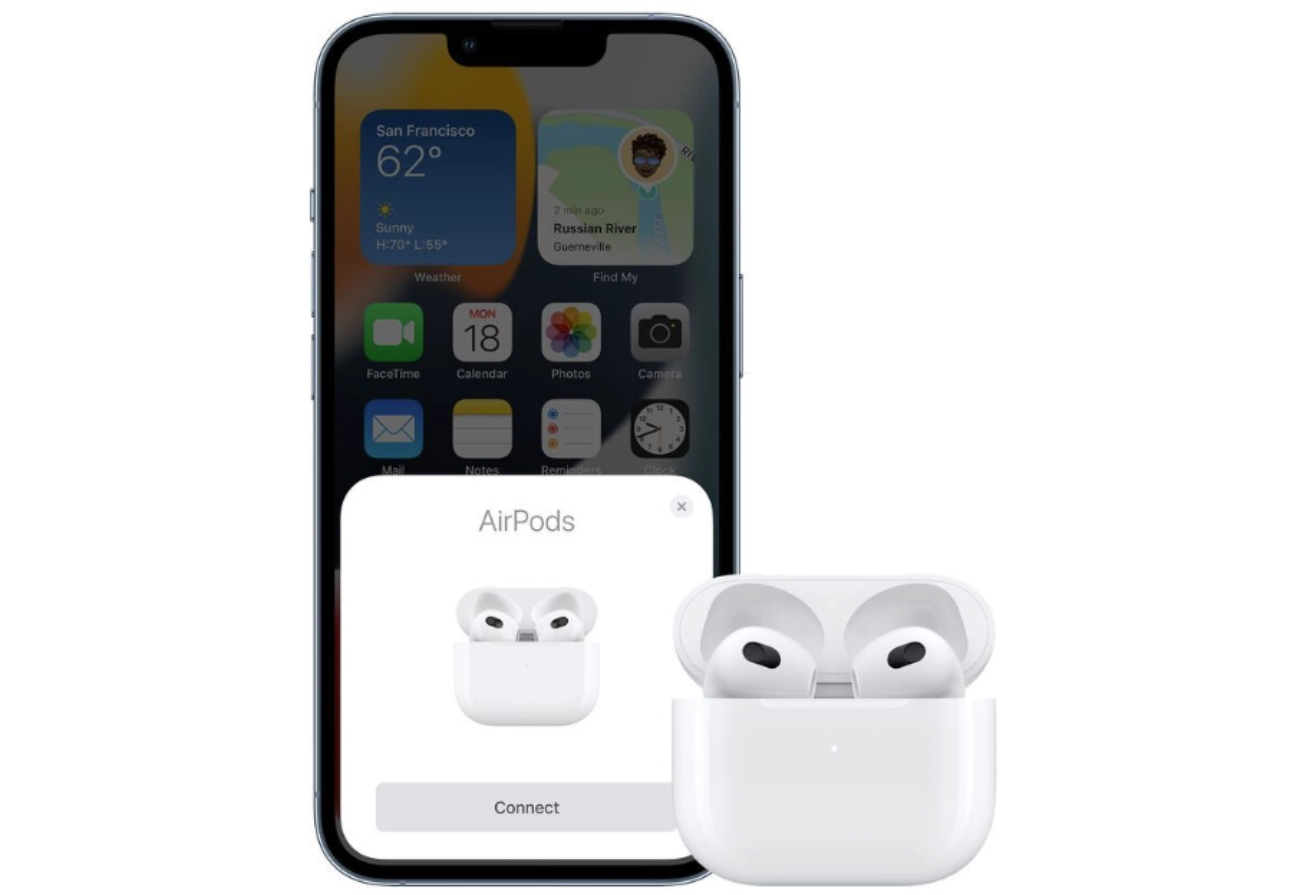 AirPods s telefonem