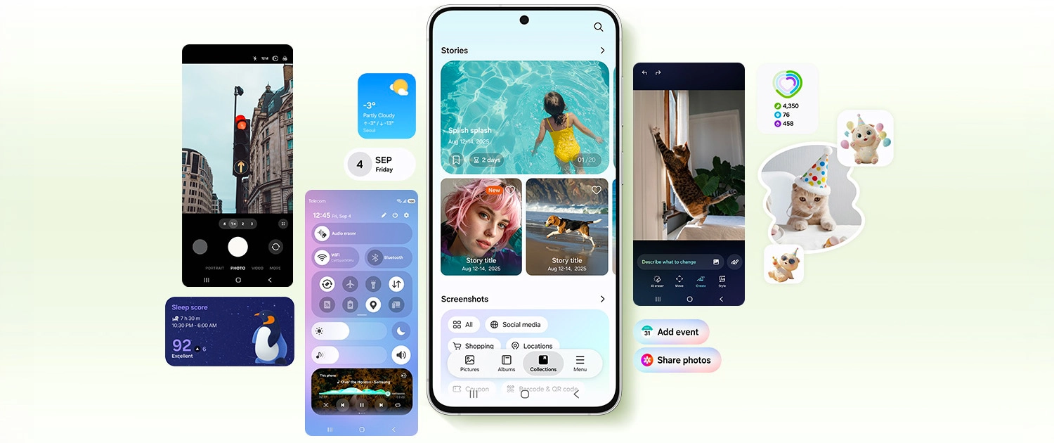 Samsung Galaxy S26 FE se systémem One UI 9