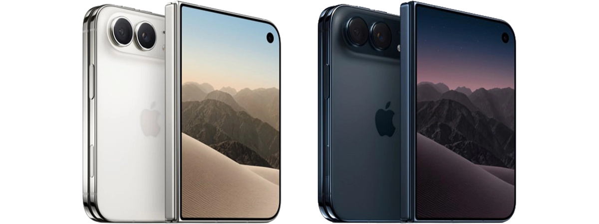Apple iPhone Duo v nebesky bílé a soumračně modré barvě