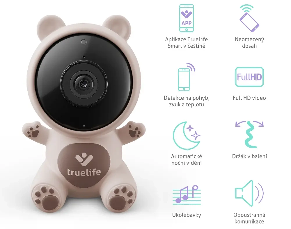 chytr chůvička medvdek Truelife NANNYCAM S3