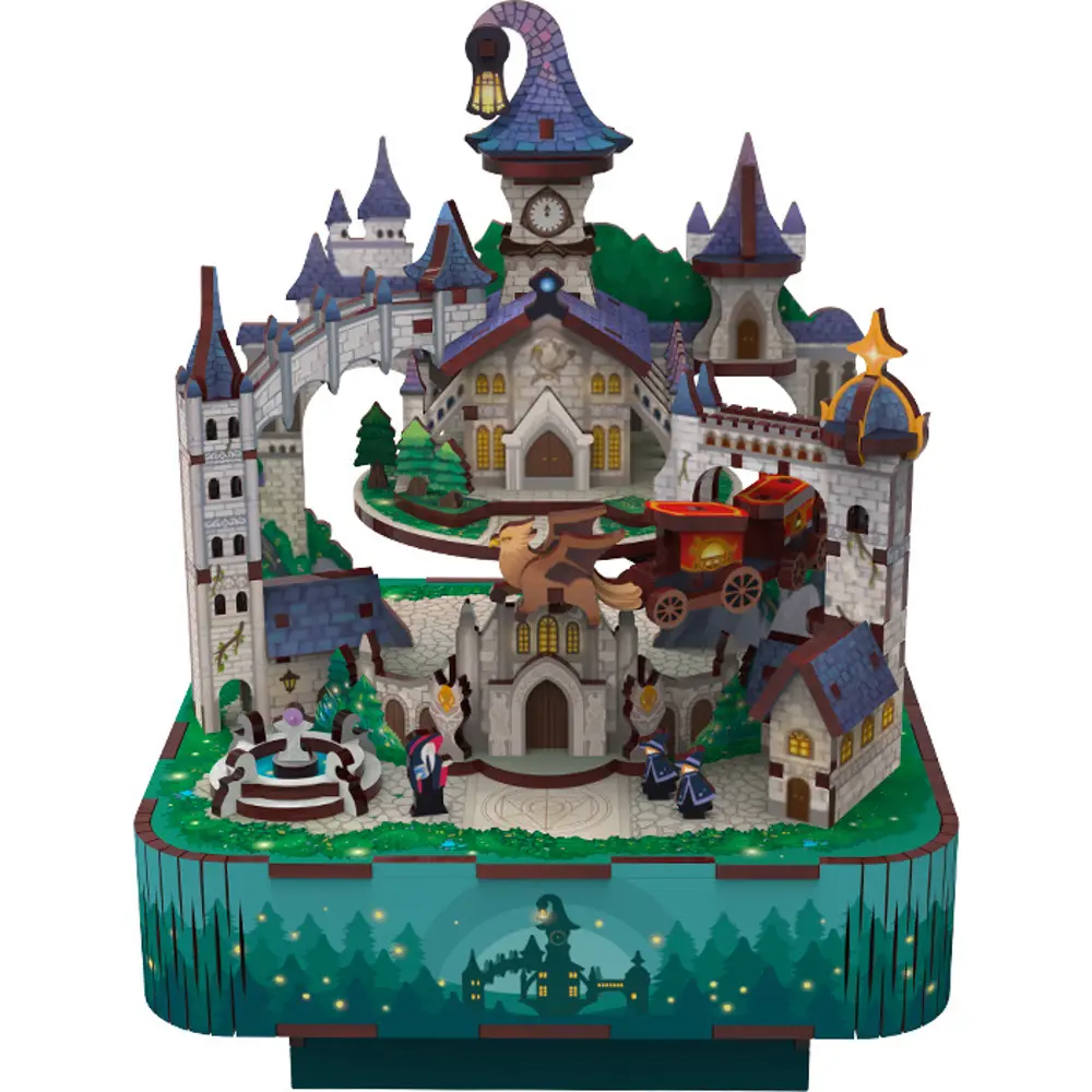 Magical castle, kouzelný hrad 3D puzzle