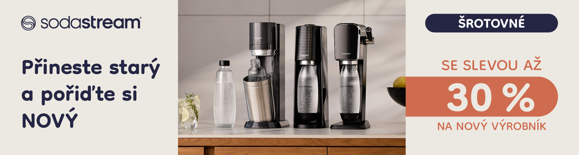šrotovné sodastream