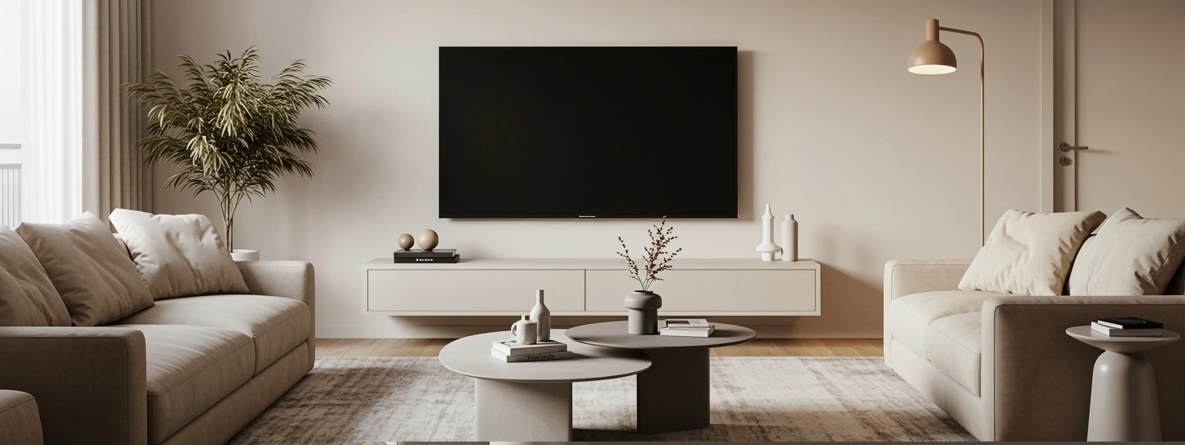 Televize v obýváku